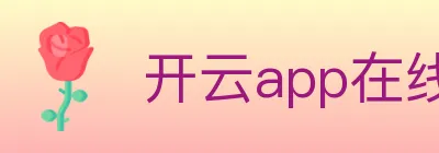 开云app在线入口 logo